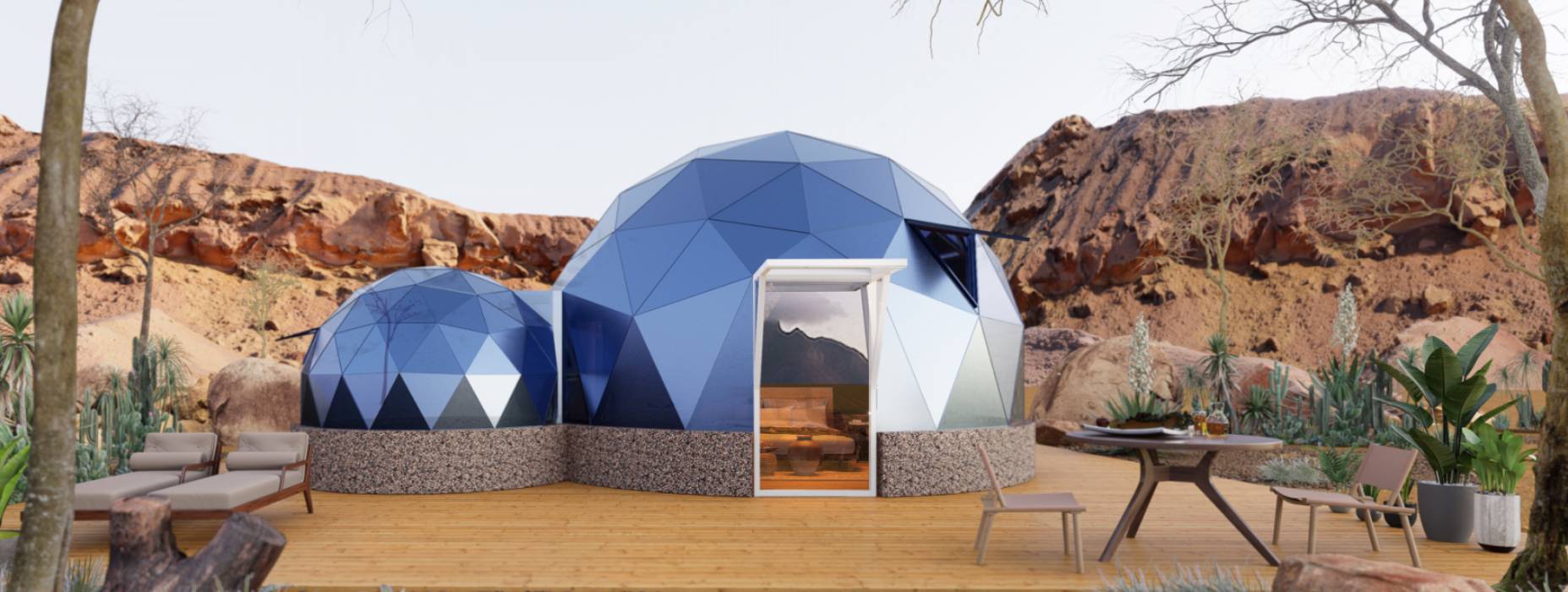 成县球形智能光伏玻璃星空房